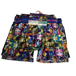 3 Boys Athletic Boxer Briefs: The Lego Movie 2, Ultra Cool Softness Size 10